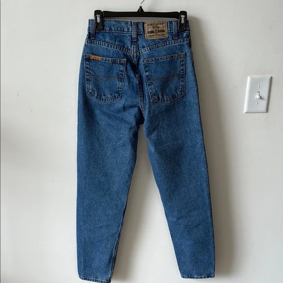 Jordache Vintage 90s Blue Denim Jeans - Picture 3 of 3